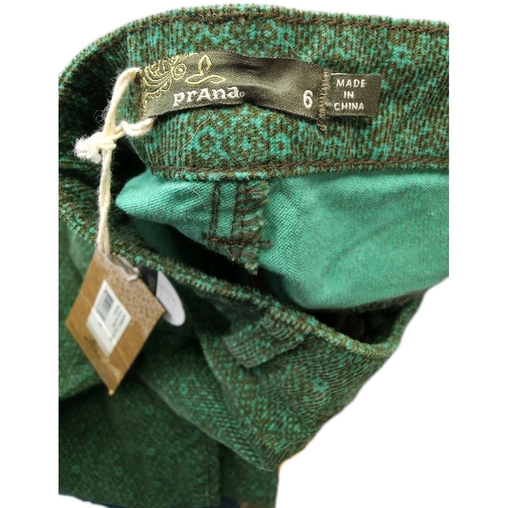 prAna Trinity Cord Pant Women's Size 6 NWT Cargo Marsala Organic Cotton Low Rise - Picture 12 of 16